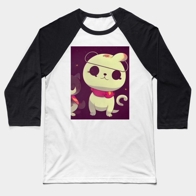 bee and puppycat Baseball T-Shirt by ComicsFactory